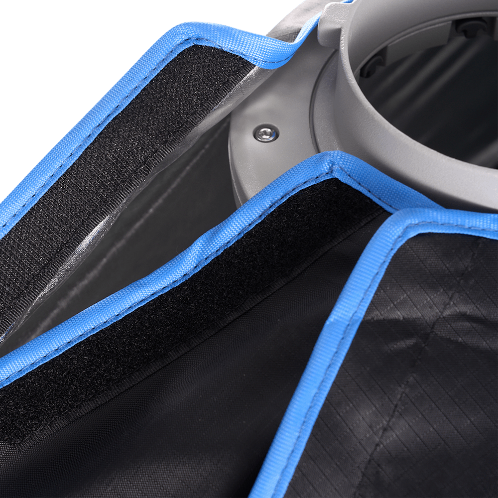 Close-up of the connecting strap for the amaran Light Box 30x120.