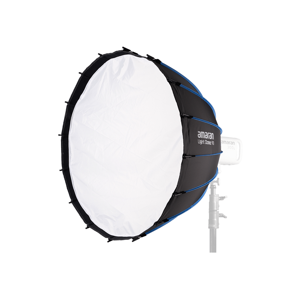 amaran Light Dome 90 being shown from a front view.
