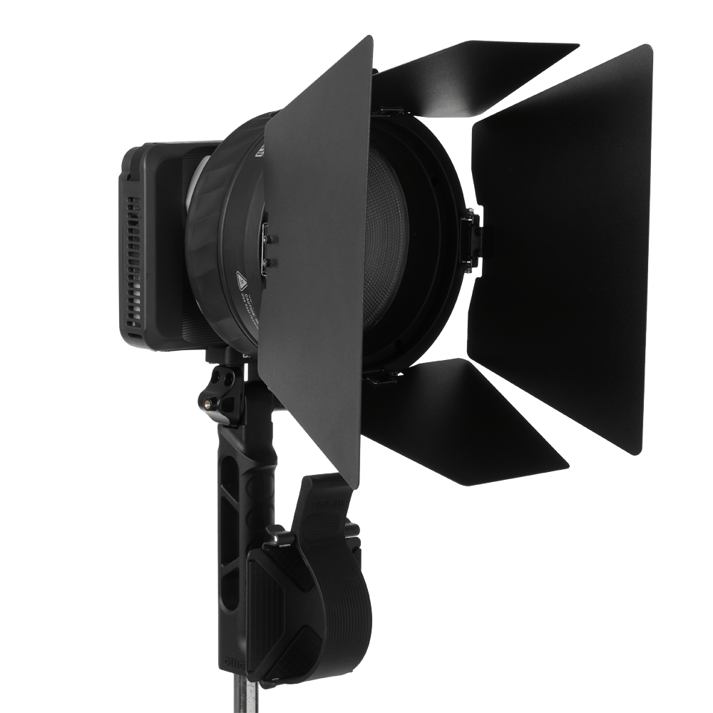 amaran mini Fresnel and mini Barndoors for Ray Series.