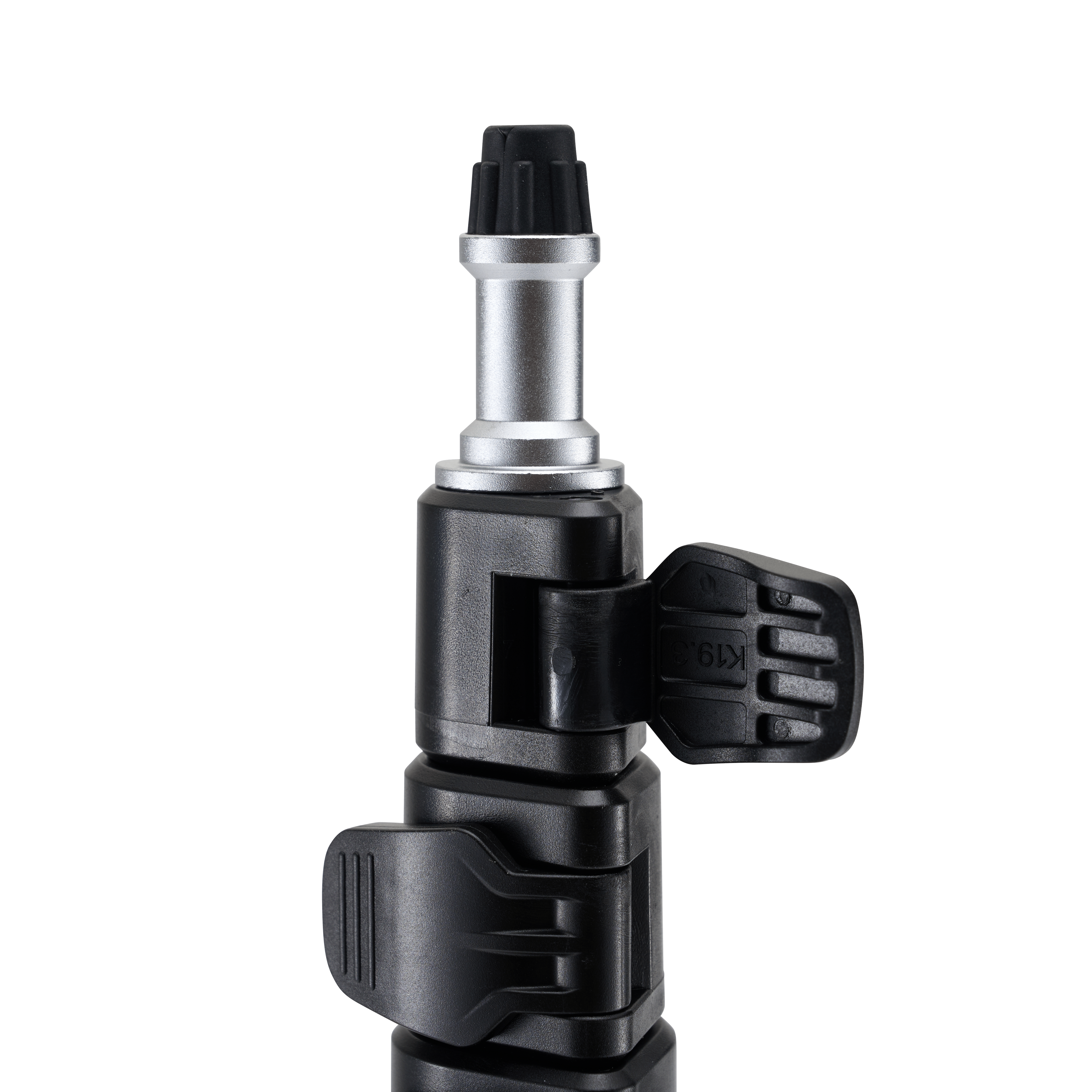 Detail image of an amaran Ace Lock to Light Stand Adapter.