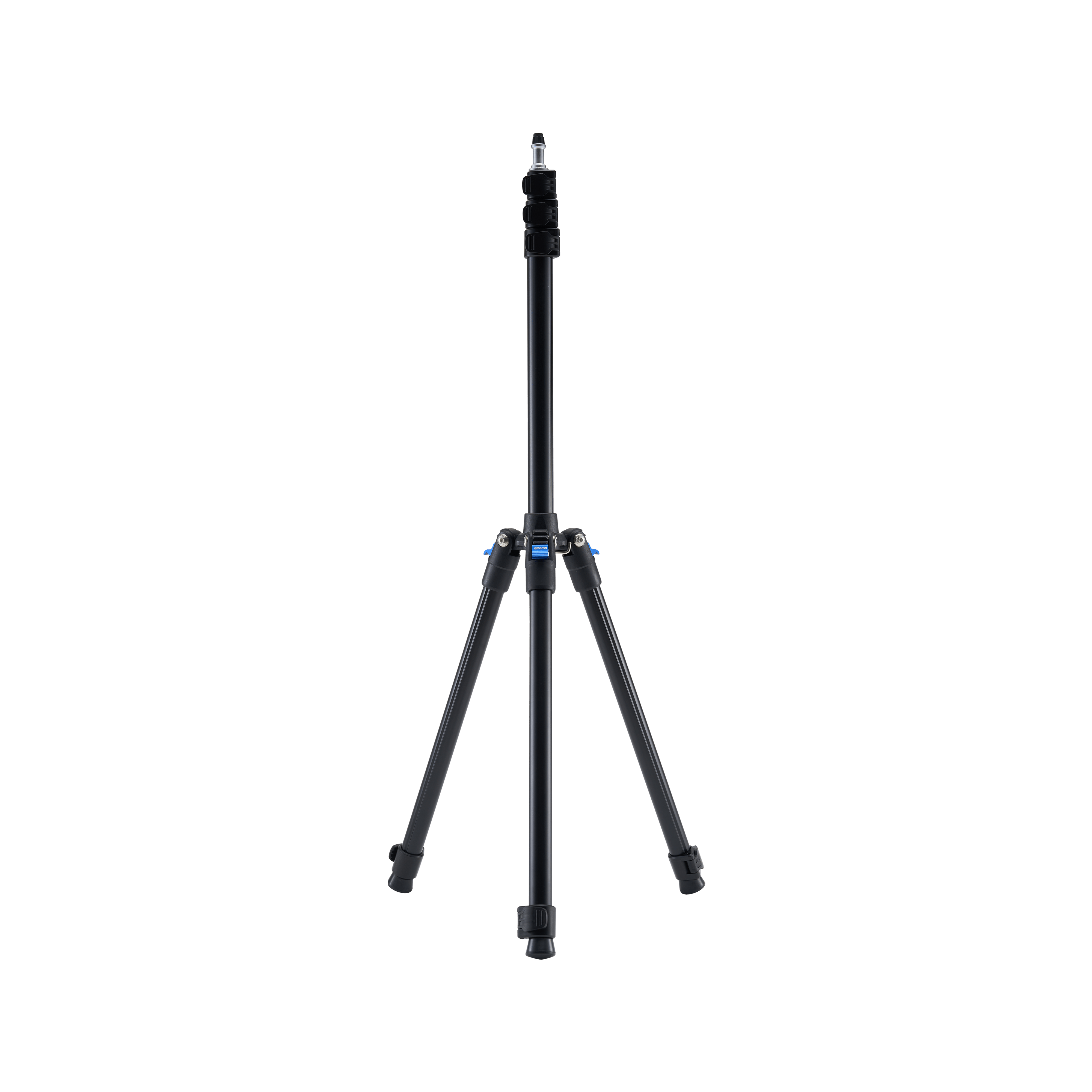 Front view of the light stand included in the amaran Pano 60c 2 Light Kit. 