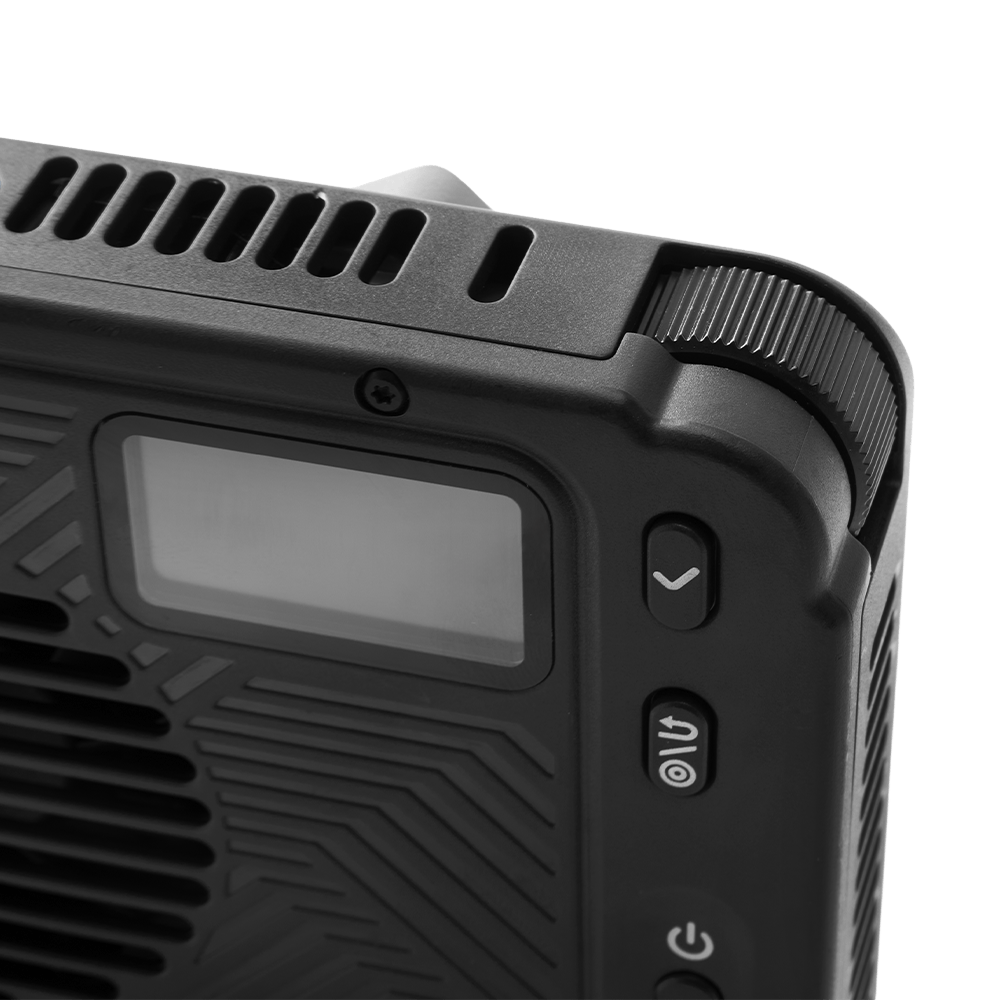 Close-up of amaran Ray 120c. 