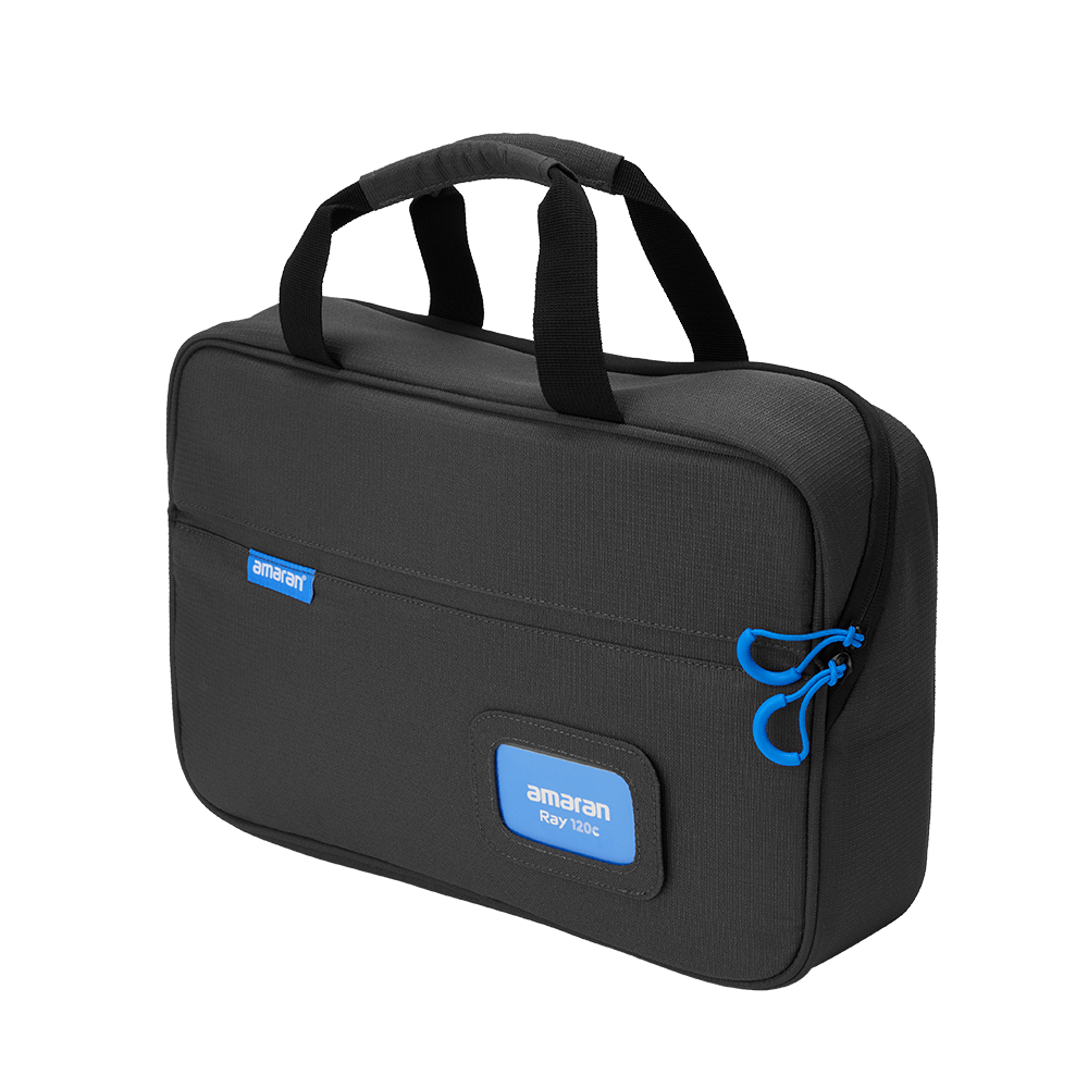 Storage black case for the amaran Ray 120c.