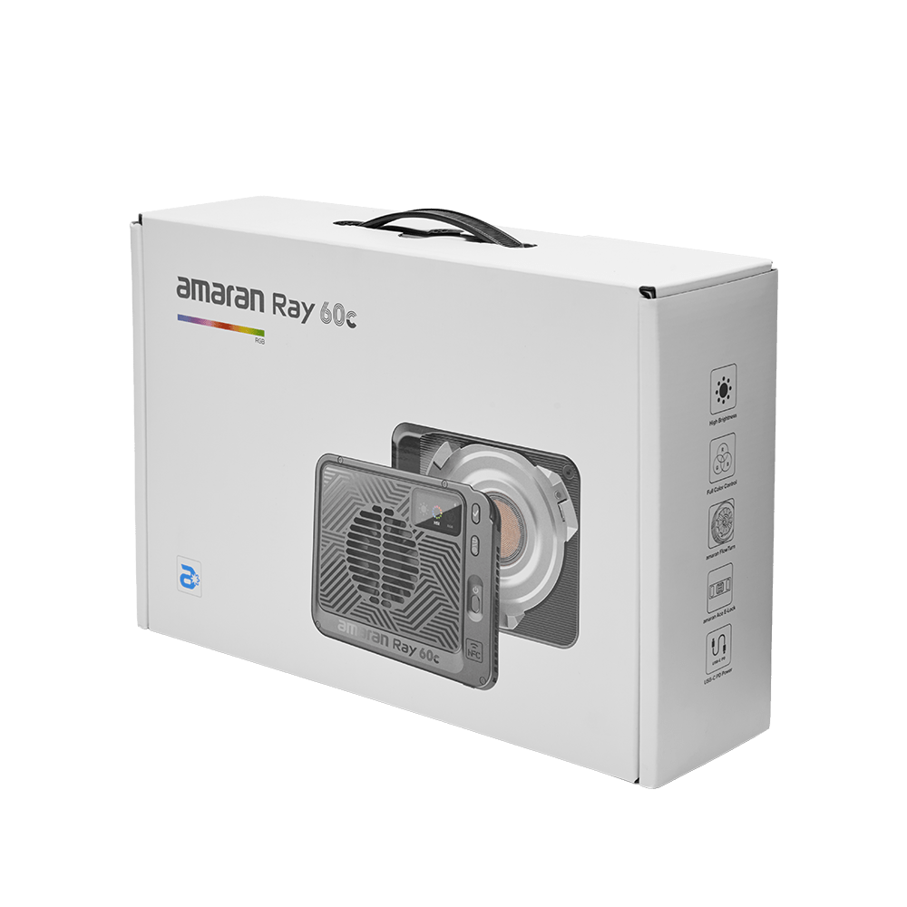 amaran Ray 60c portable Full Colour LED Light | AJ's Photo Video