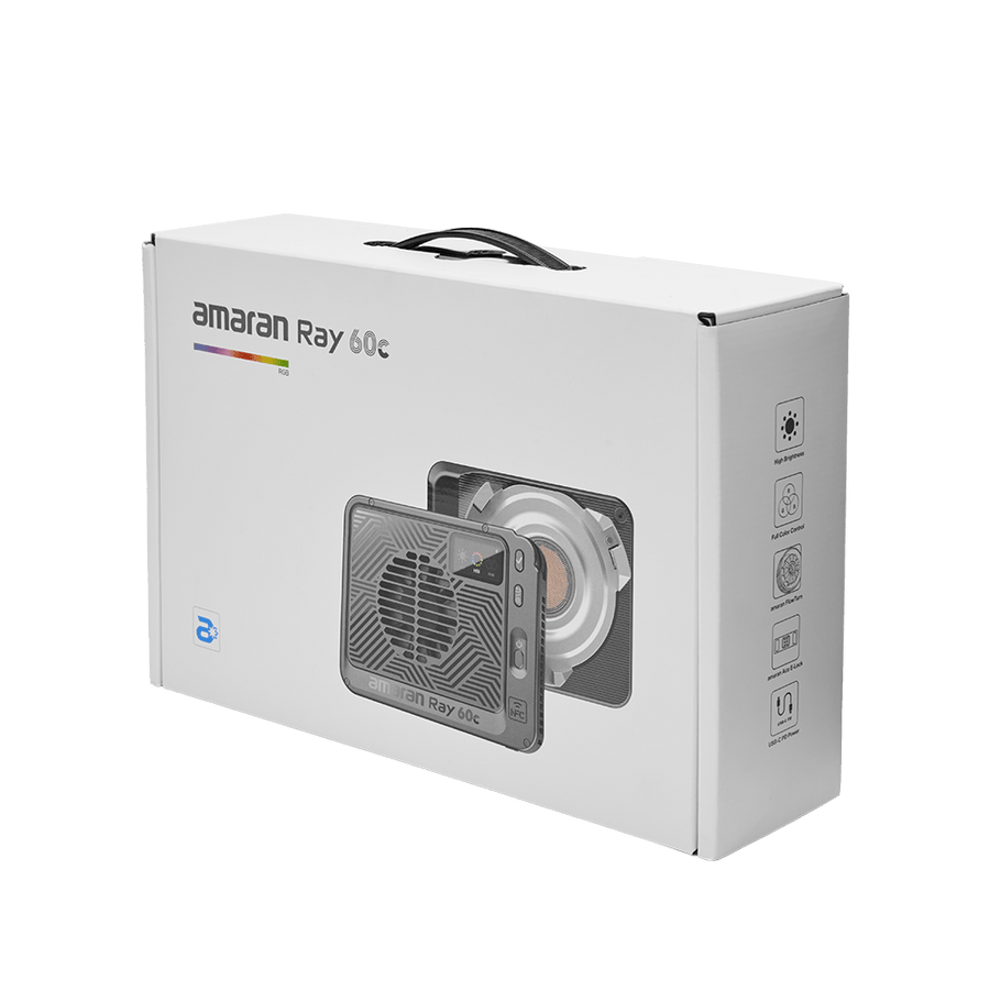amaran Ray 60c packaging box.