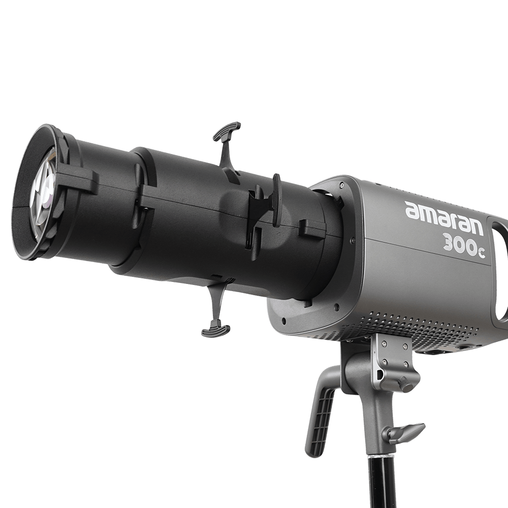 amaran Spotlight SE (19° Lens Kit) shown attached to a 300c.