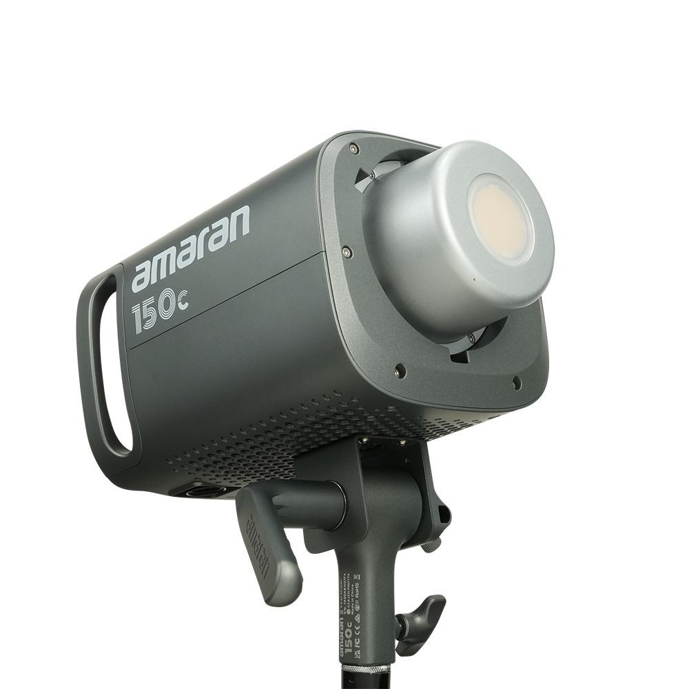 Side view of Amaran 150c LED CoB Light. 