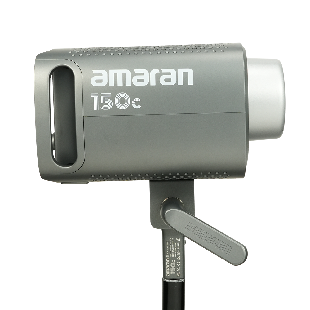 Side View of Amaran 150c LED CoB Light.