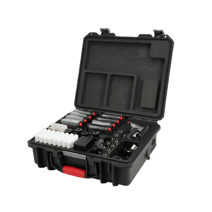 Aputure MC Pro 8-Light Kit show with all items and accessories.