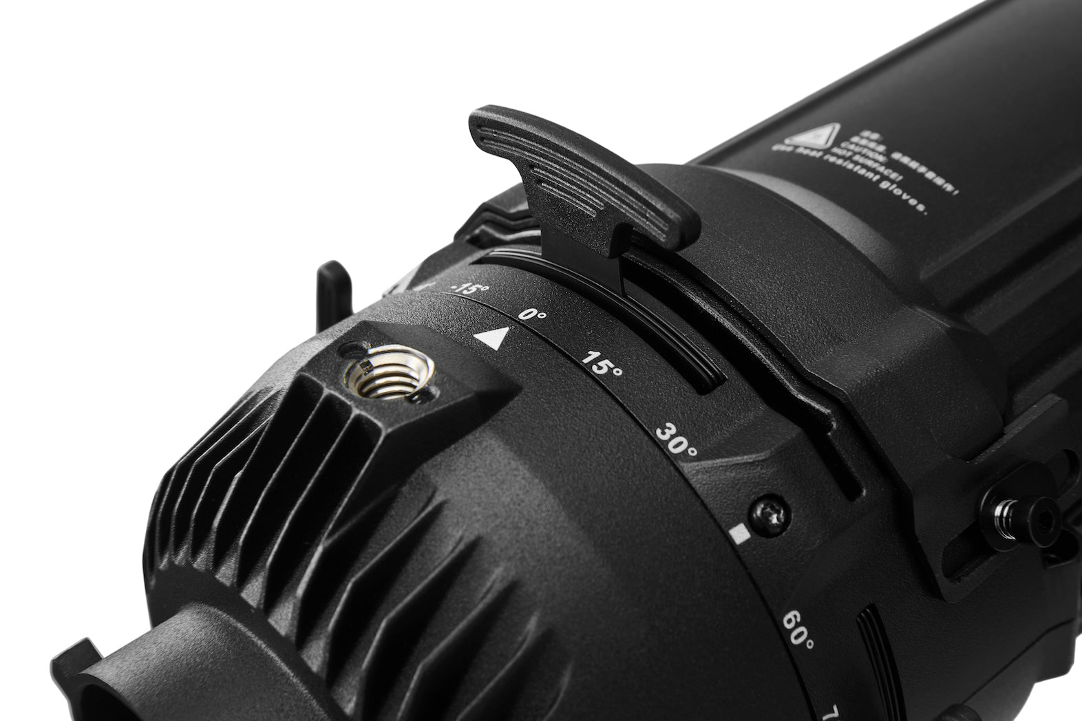 Detail image of an Aputure Spotlight Mini Kit with 19° Lens.