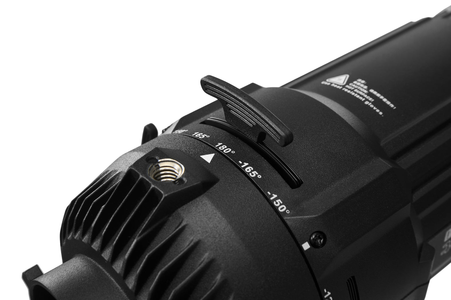 Detail image of an Aputure Spotlight Mini Kit with 19° Lens.