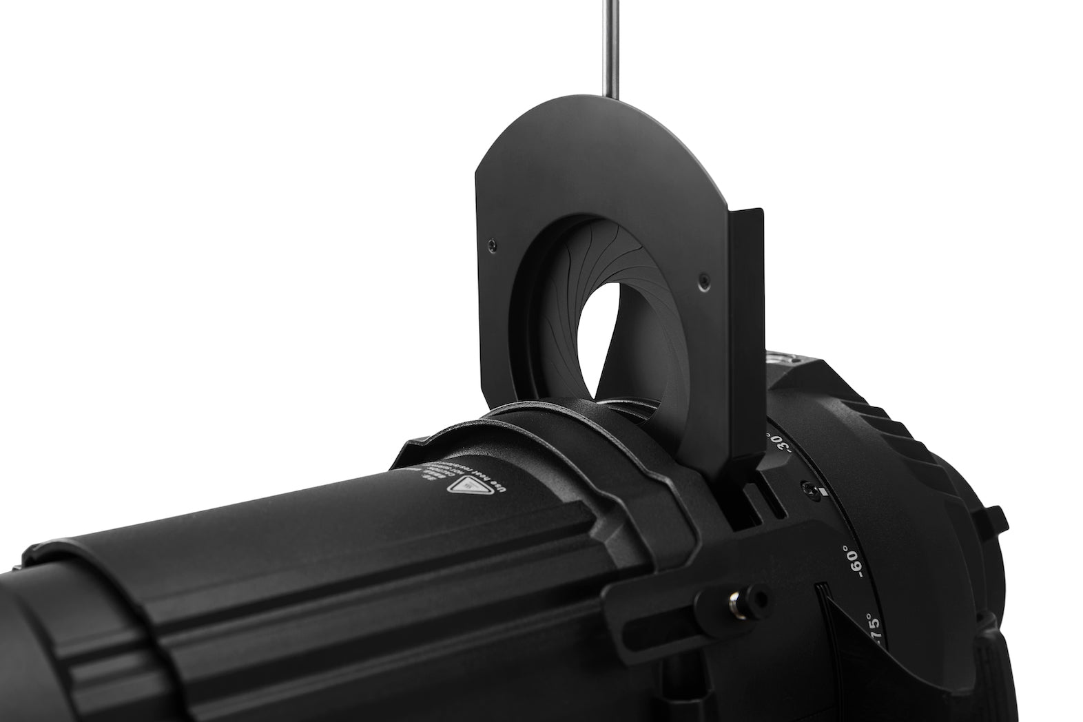Detail image of the Mini Iris (M size) which is included in the Aputure Spotlight Mini Kit.
