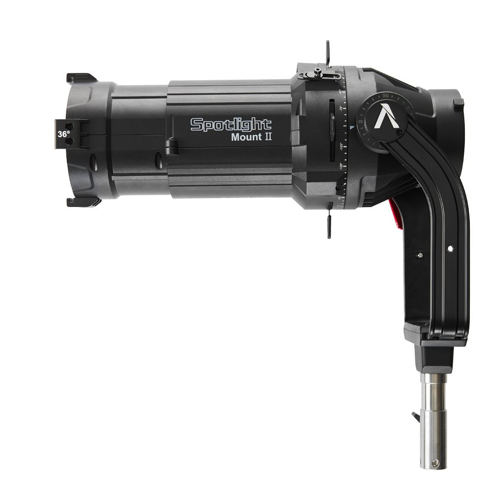 Aputure Spotlight Mount II 36° Kit shown from a side perspective.
