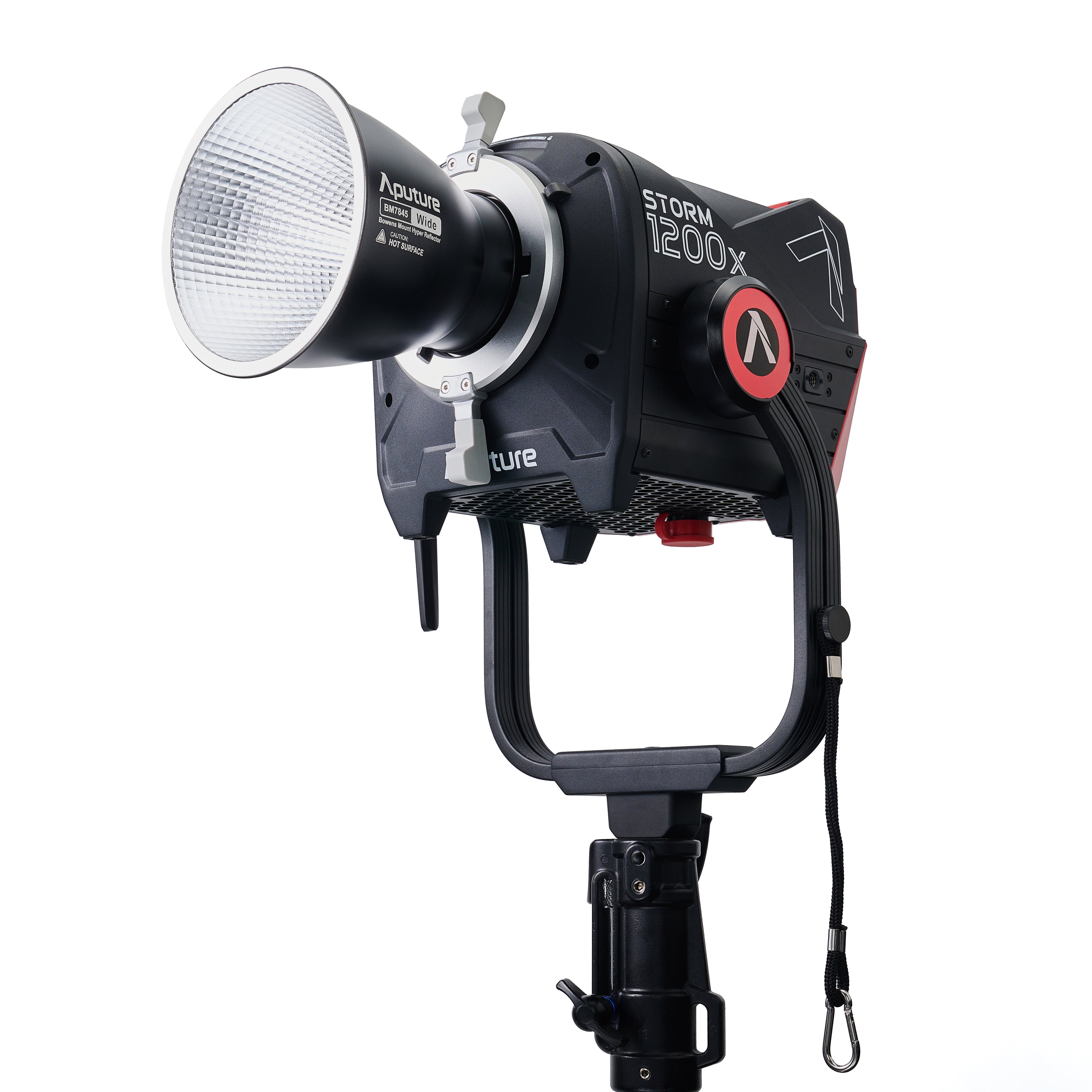 Aputure Storm 1200X Bi-Colour Fixture with BLAIR, front side profile