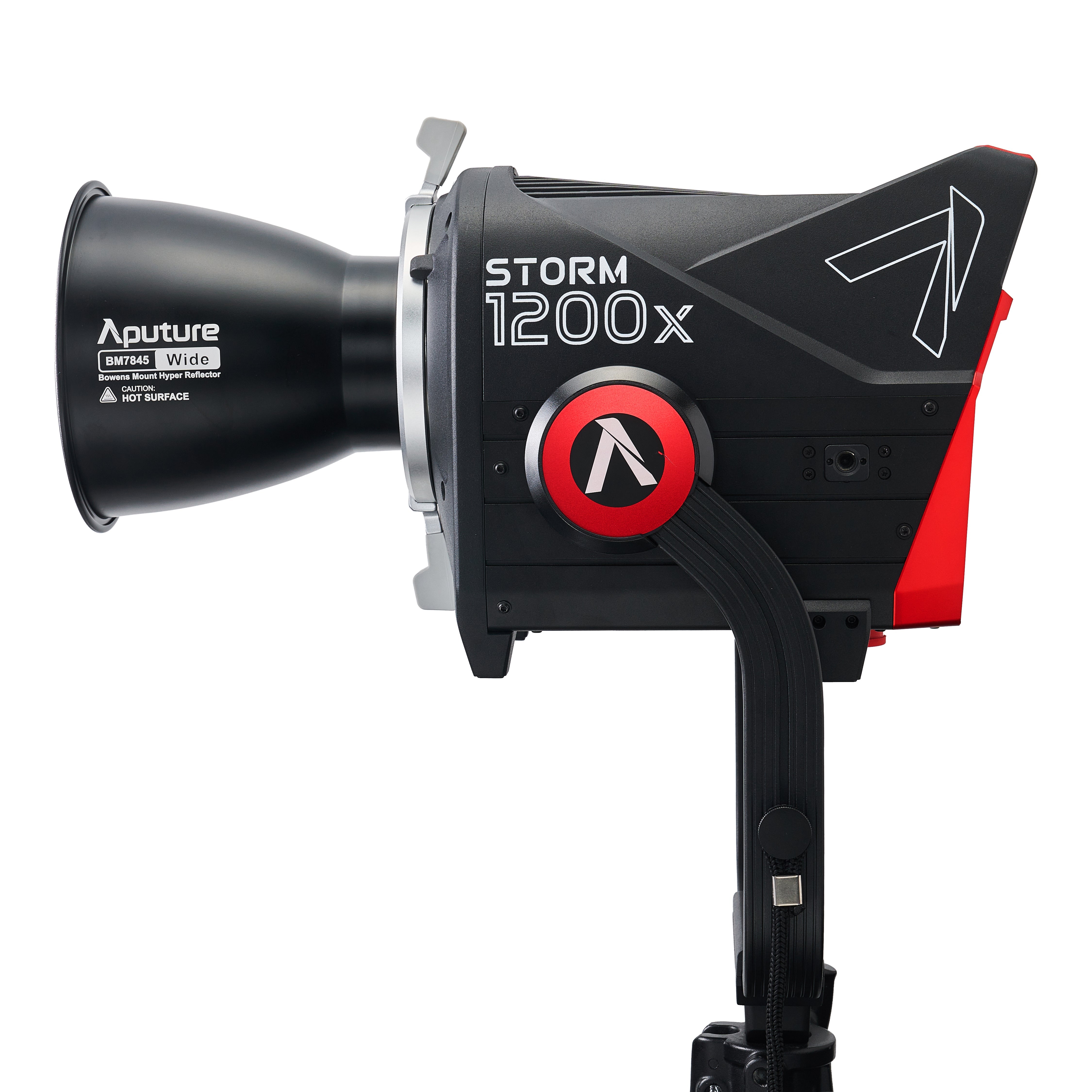 Aputure Storm 1200X Bi-Colour Fixture with BLAIR, side profile