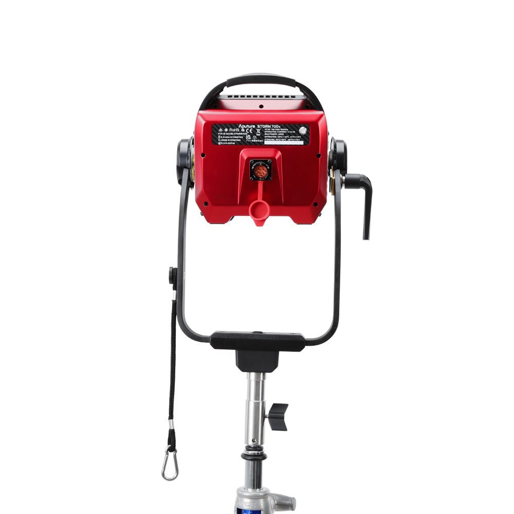 Rear view of Aputure Storm 700x.