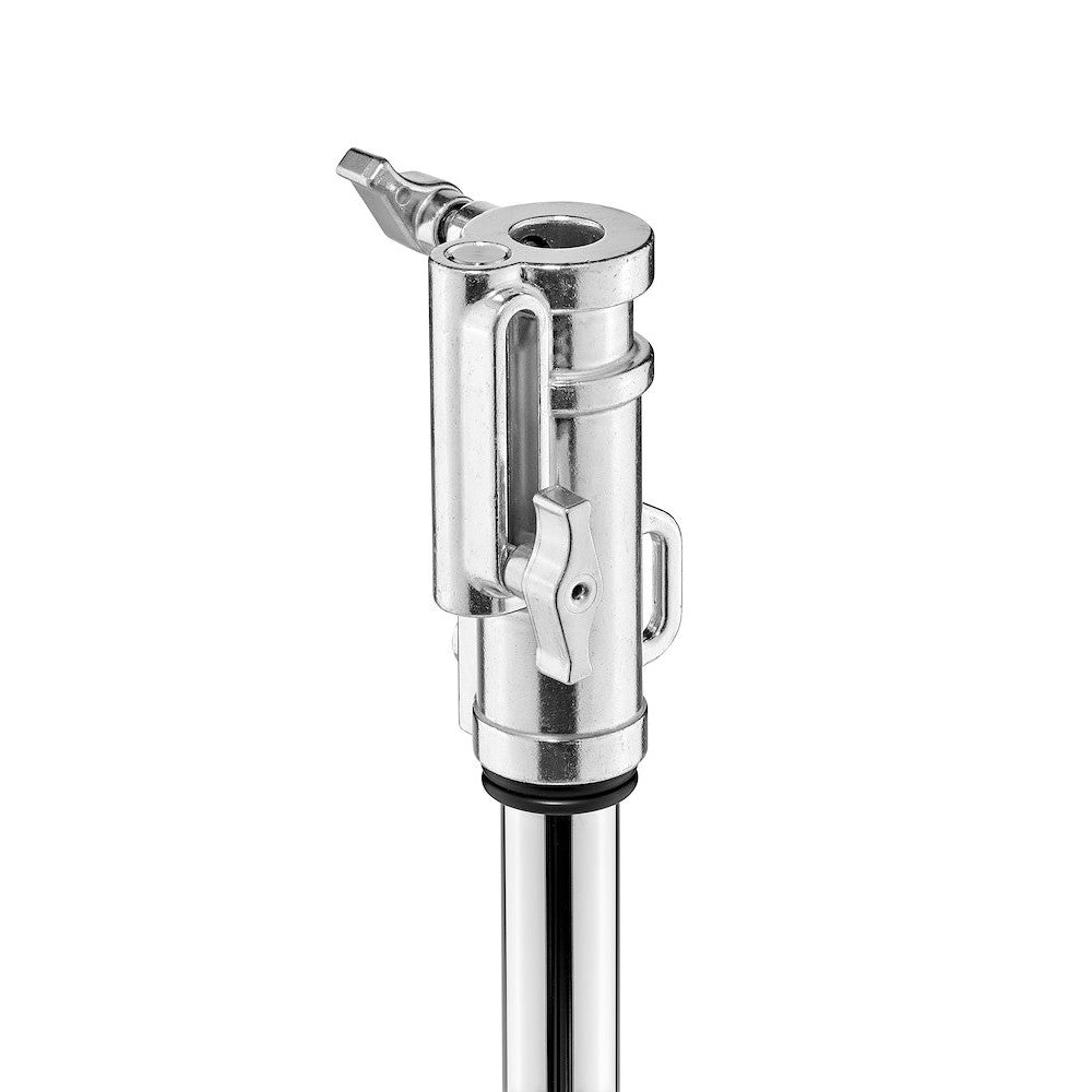 Avenger A1045CS Chrome Steel Combo light stand showing the 28mm receiver. On a white background. 