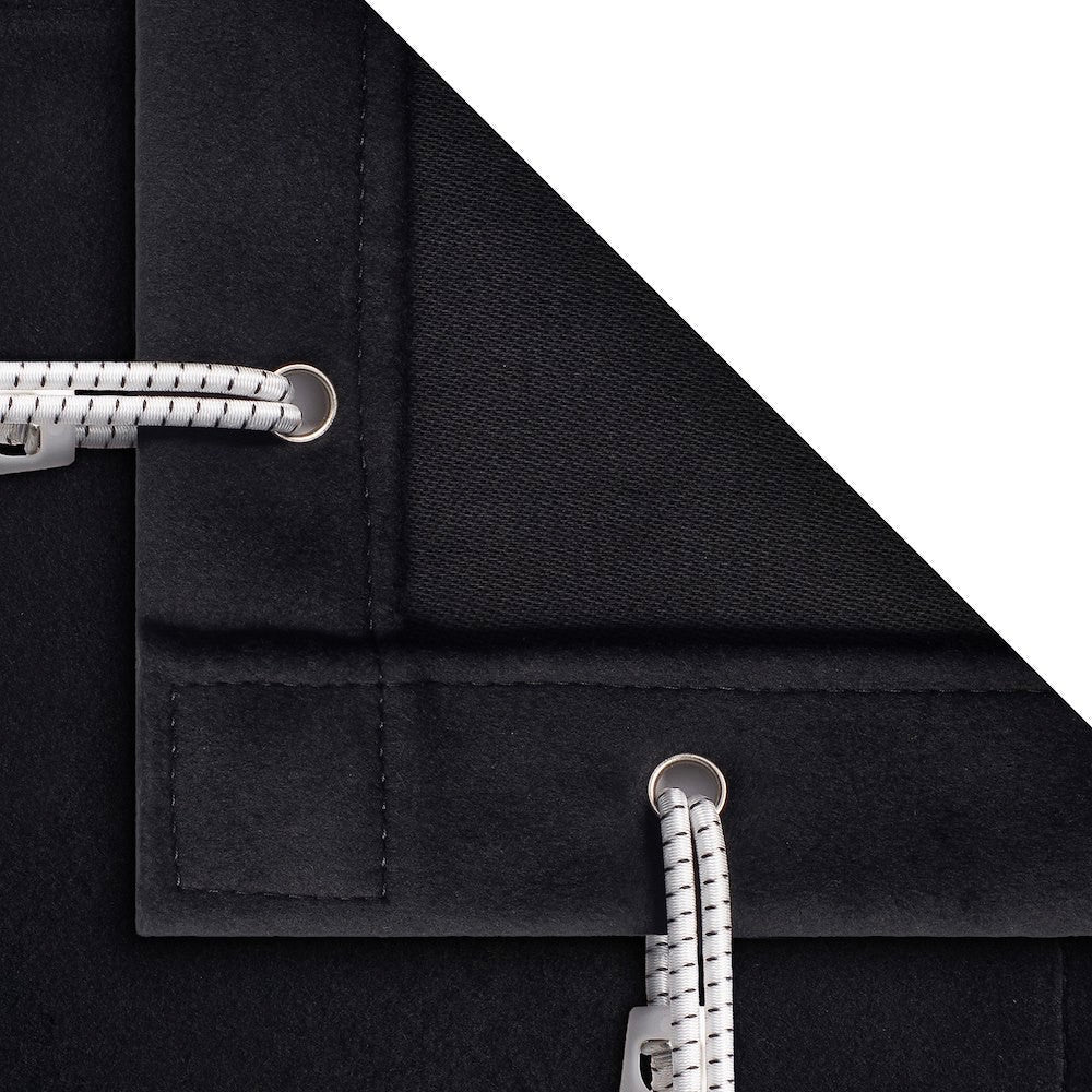 Close-up of the Avenger Textile Black Block 20"x 20" on a white background.