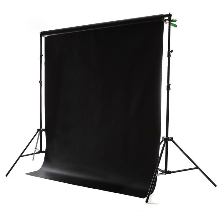 Matte Black Infinity Vinyl Savage 2.75 x 6m Studio Background