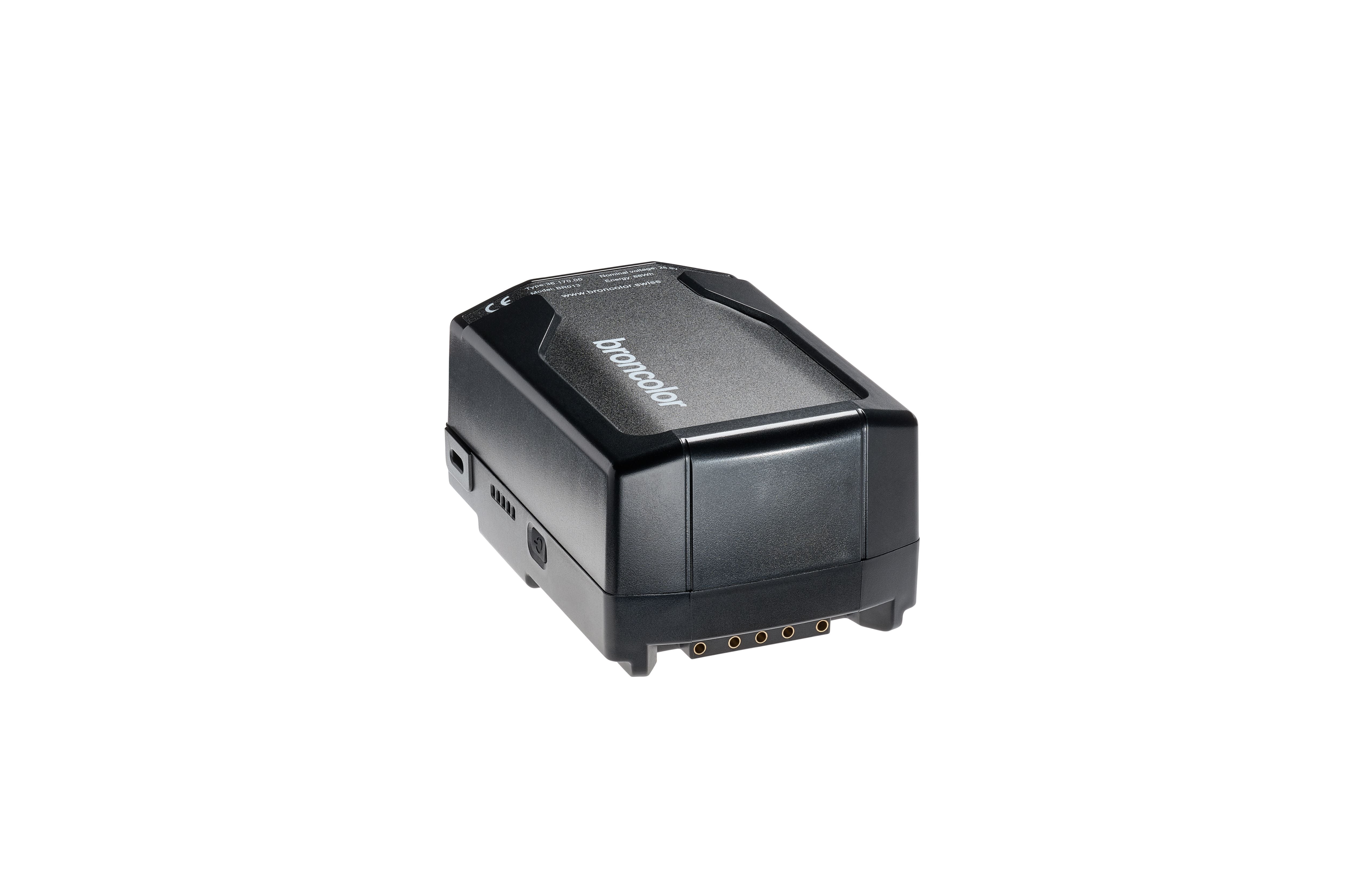 Broncolor Li-Ion 28V V-Mount Battery for Stelos 800 L Monolight.