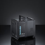 Broncolor Satos 1600J with 1x power supply & 1x battery