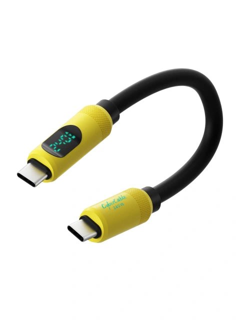 HAGiBiS 240W Fast Charging Cable depicted on a white background.