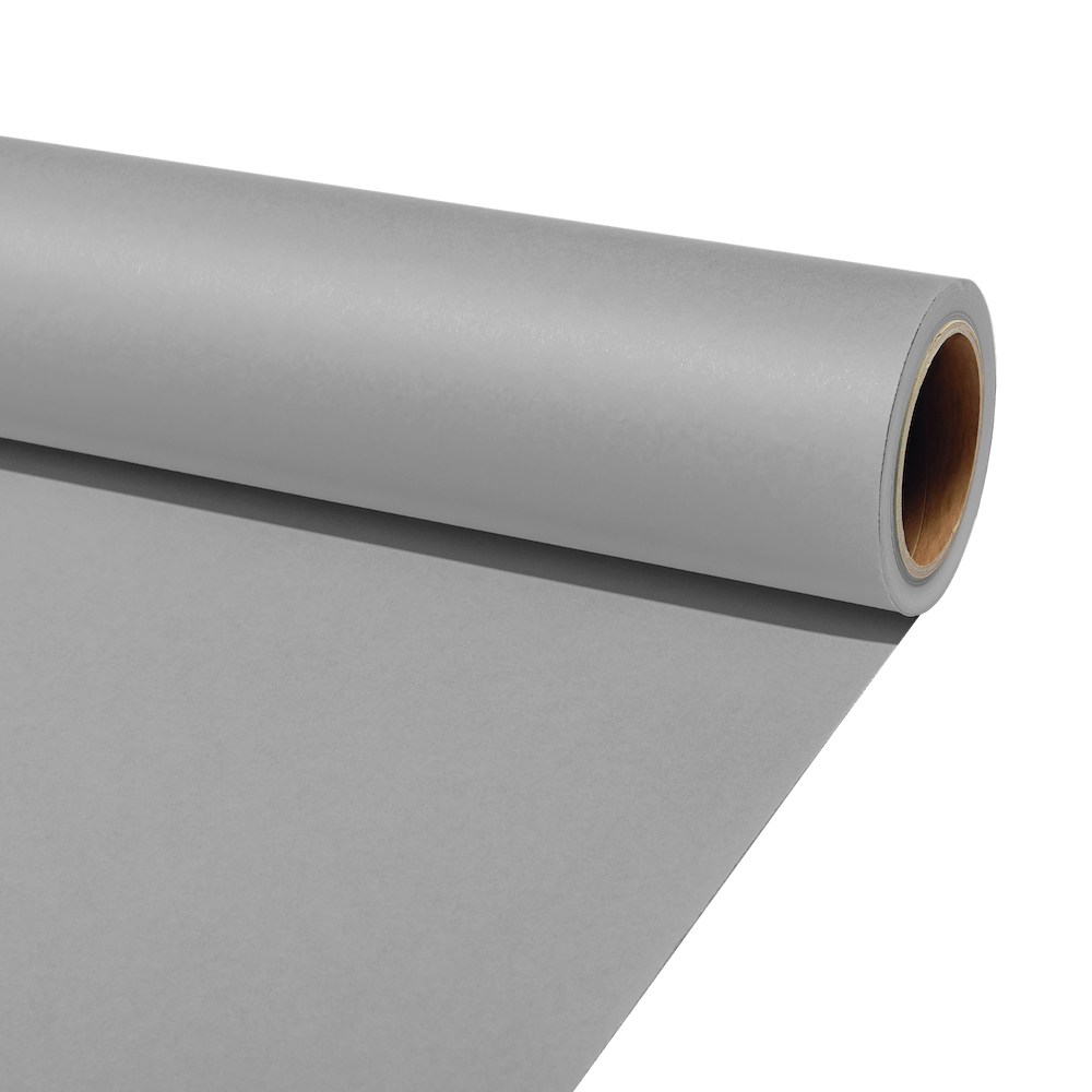 JOBY 1.35m wide by 11m long Grey State of Mind Seamless Paper Background 