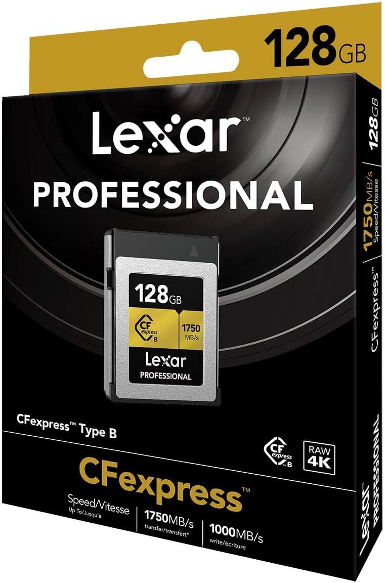 Lexar CFexpress PRO Type B Gold series 128GB - R1750/W1500MB/s