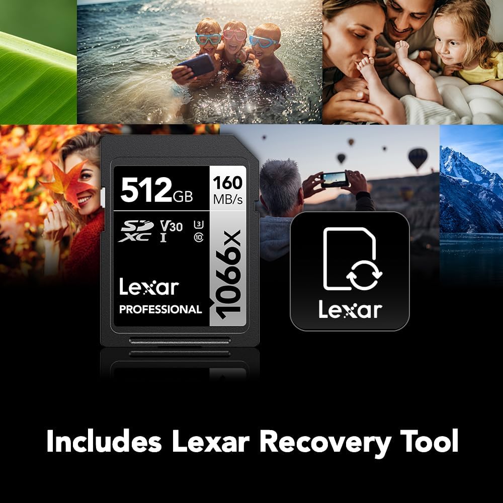 Lexar SD Professional Silver Series UHS-I 1066x 512GB V30