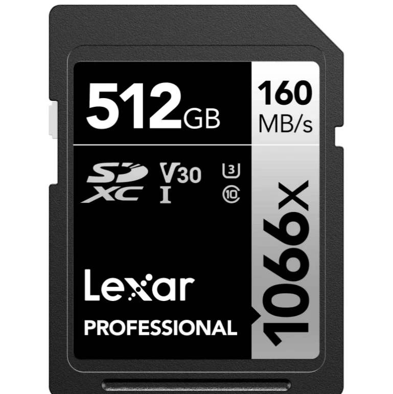 Lexar SD Professional Silver Series UHS-I 1066x 512GB V30