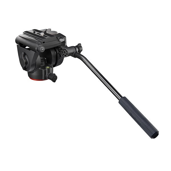 Manfrotto 500X Fluid Head with handheld mini handle.