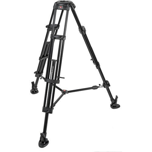 Manfrotto Tripod with fluid video head, Aluminium with Sliding Plate