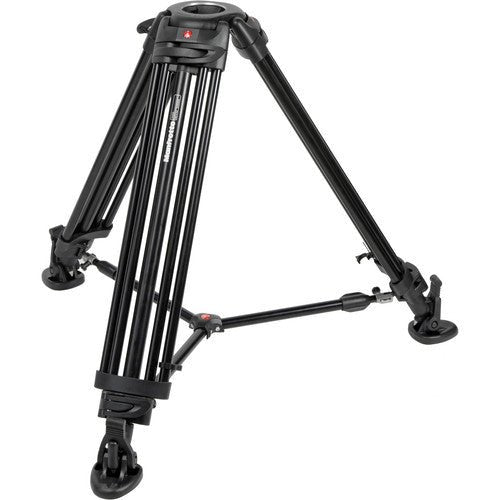 Manfrotto Tripod with fluid video head, Aluminium with Sliding Plate