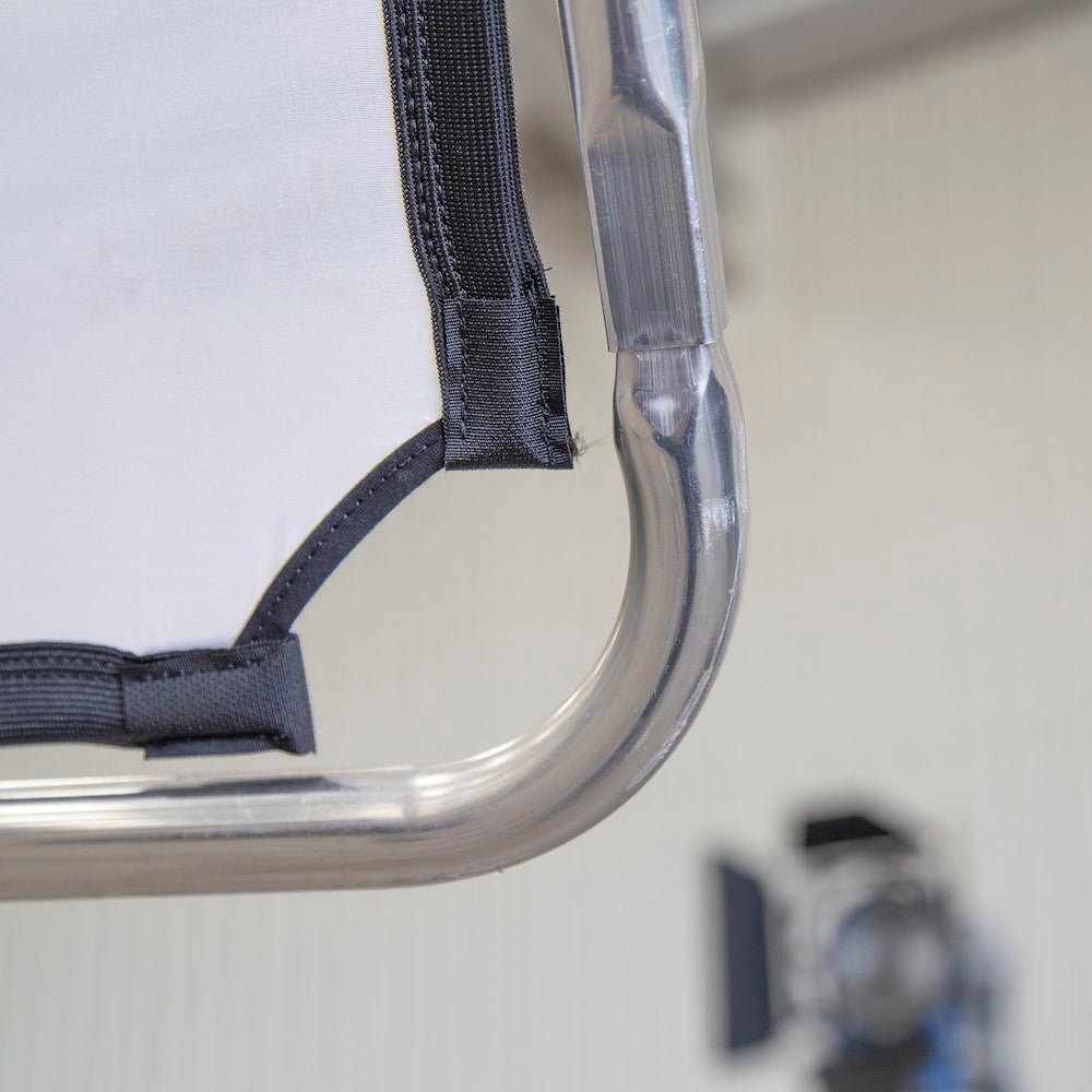 A fabric being utilised with the Skylite Rapid Frame Small 1.1 x 1.1m.