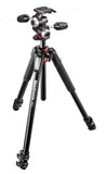 Manfrotto 055 Aluminium 3-section Photo Tripod, With Horizontal Column and Pan/Tilt Head *Returned item*