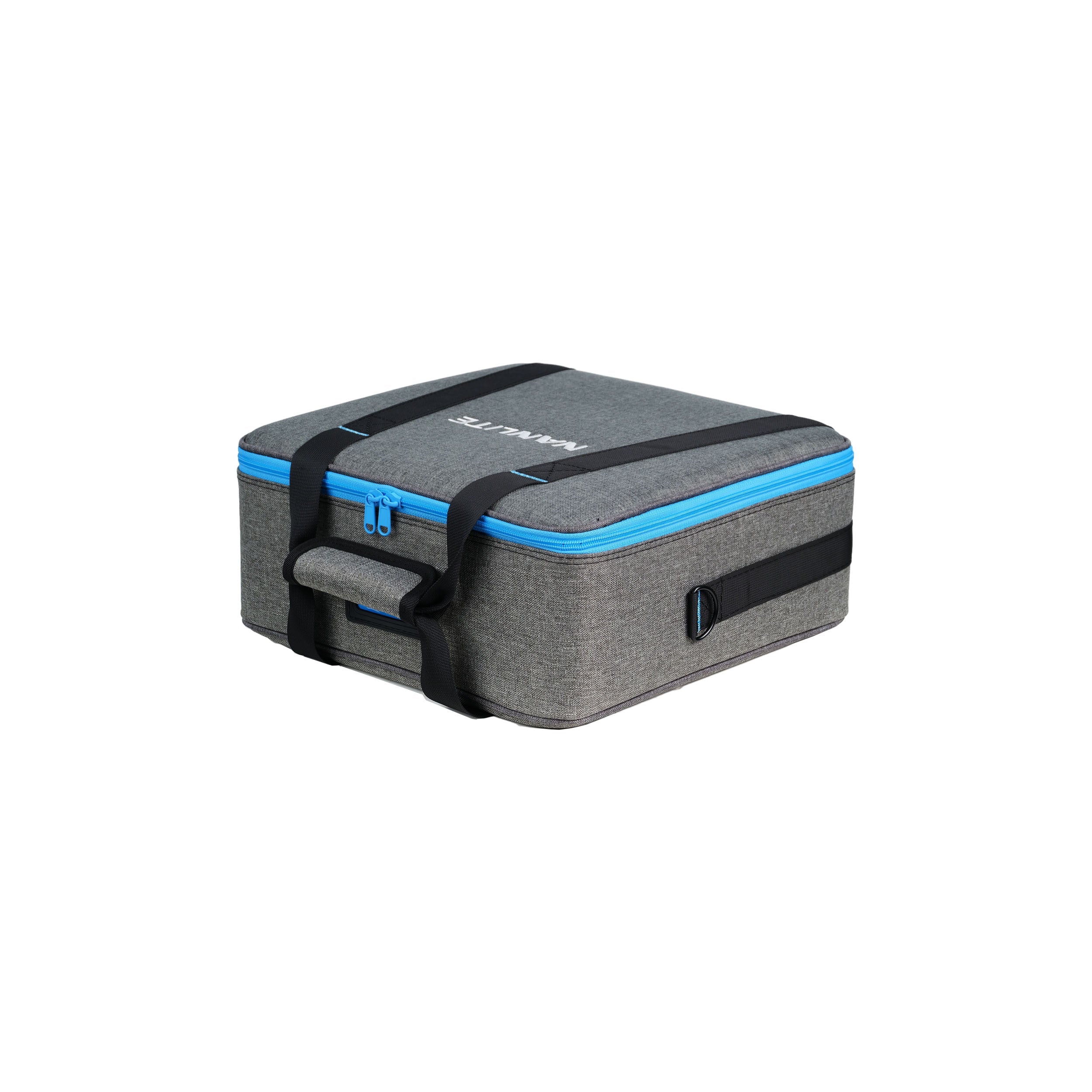Grey carry case for the NANLITE PavoSlim 60C LED RGBWW Panel Light