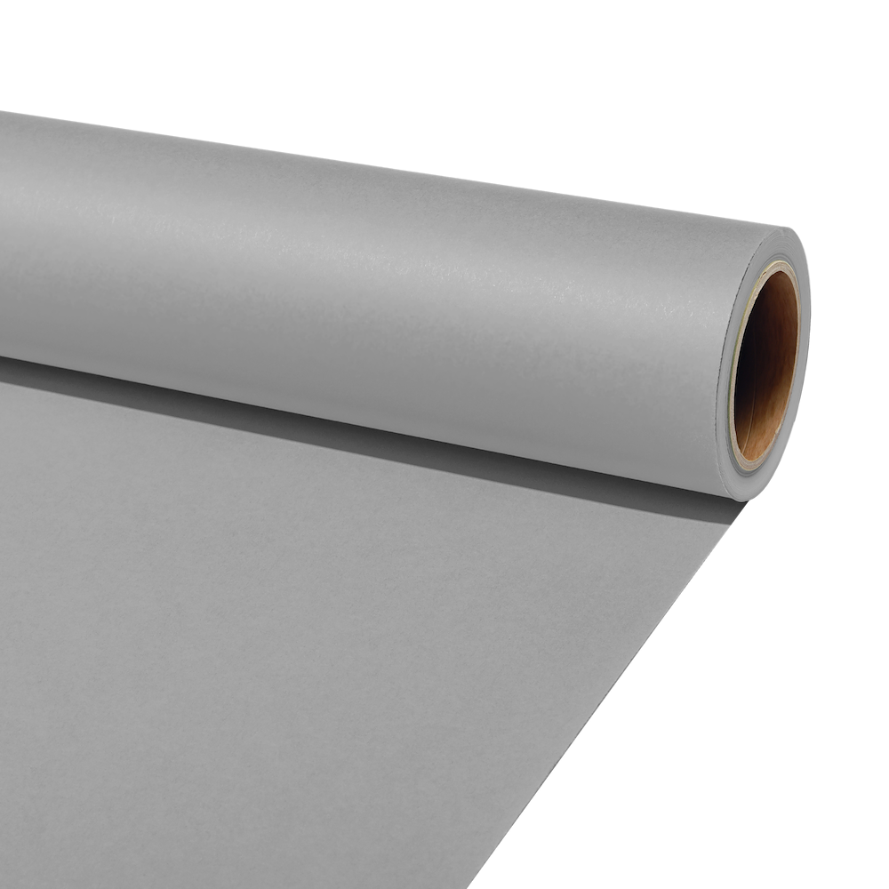 JOBY 1.35m wide by 11m long Grey State of Mind Seamless Paper Background 