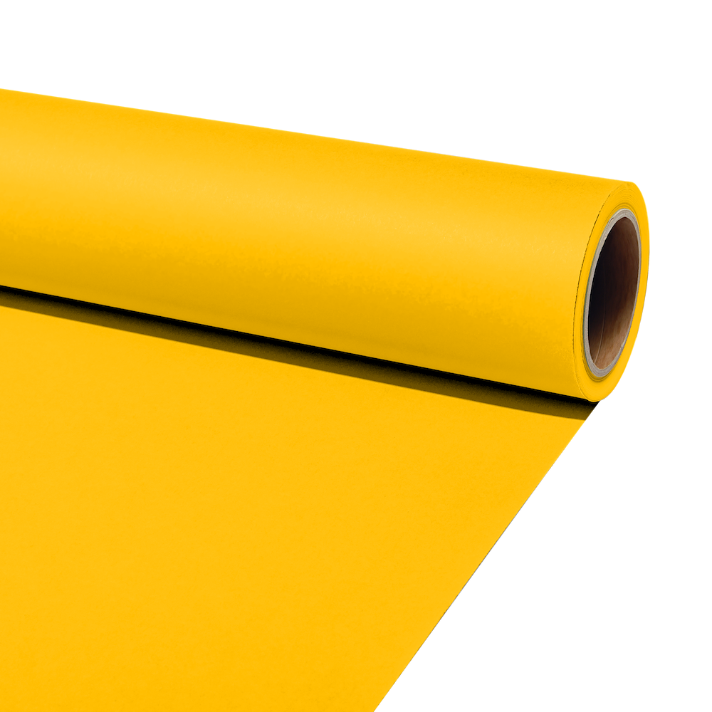 JOBY 2.18m wide by 11m long Happi Dayz Yellow Seamless Paper Background 