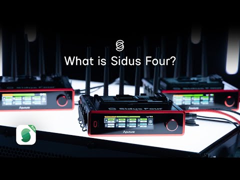 Detailed overview of the Aputure Sidus four.