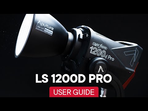 Aputure LS 1200d user guide video tutorial. 