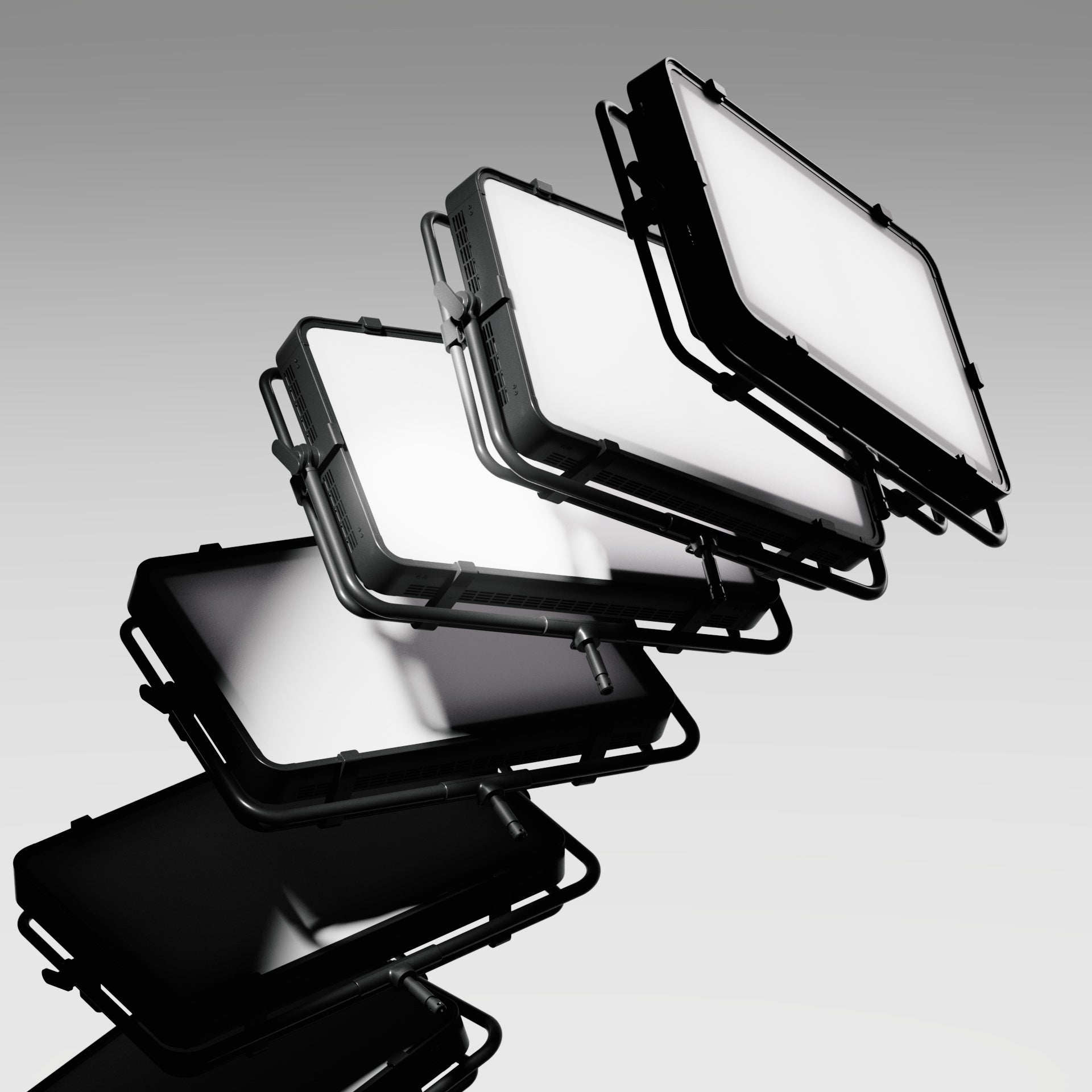 Several Profoto LP2000C's shown.