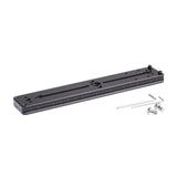 ProMediaGear PX8 8-inch Arca-Type Double Dovetail Plate with QD Port