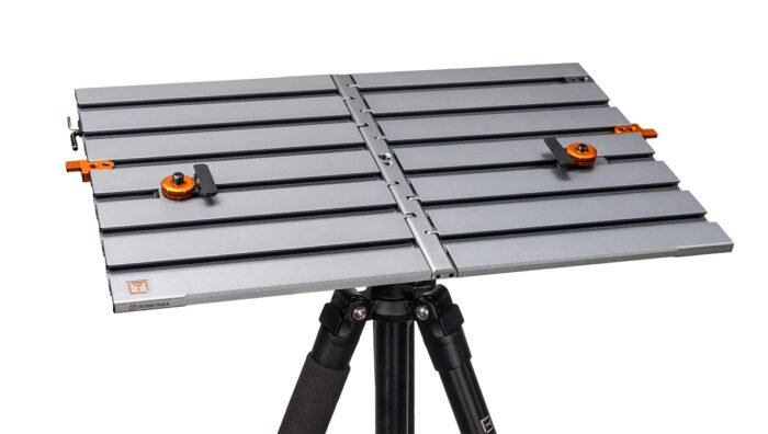 Workstation with Tether Tools AeroTrac Action Tabs (pair of 2) connected.