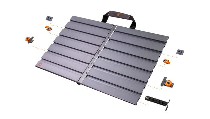 Tether Tools AeroTrac Workstation System with all components included on a white background.