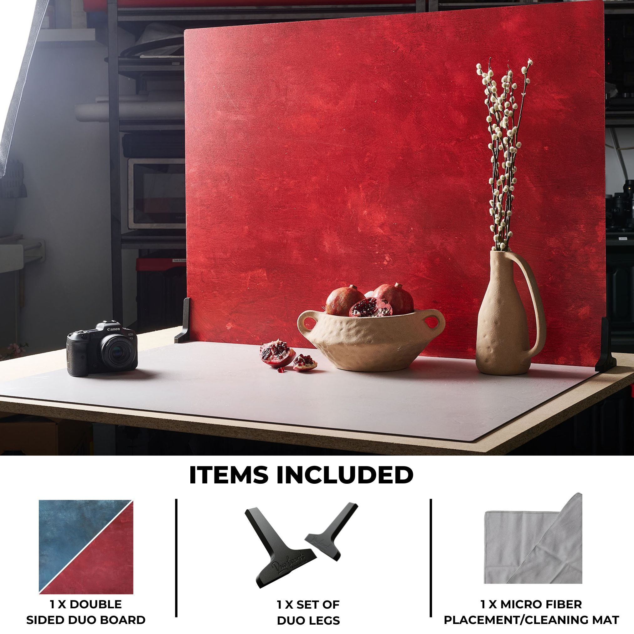 V-Flat Cobalt Blueberry/Cranberry Crimson - XL Duo Board.