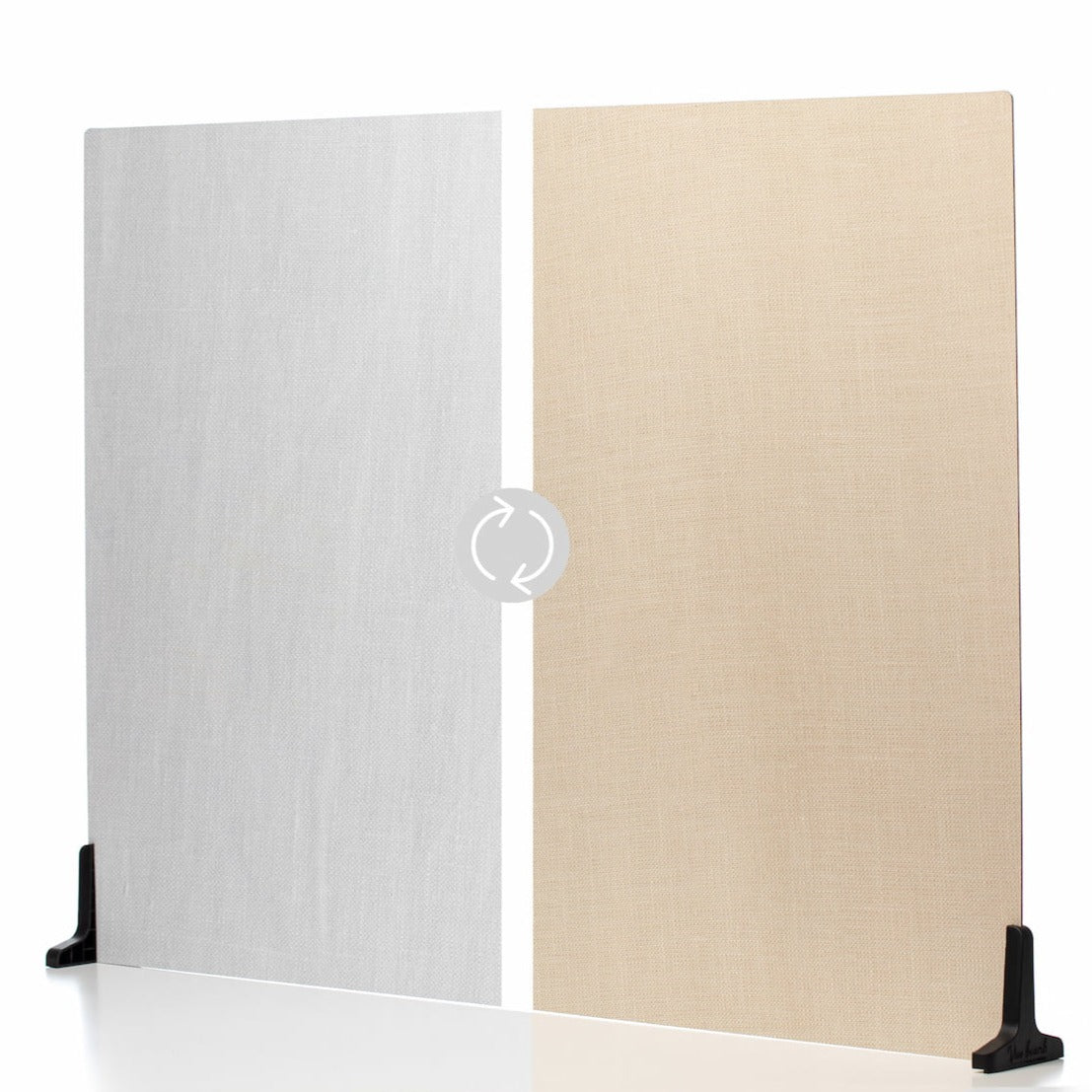 V-Flat Linen White/Linen Cream - XL Duo Board with both sides shown.