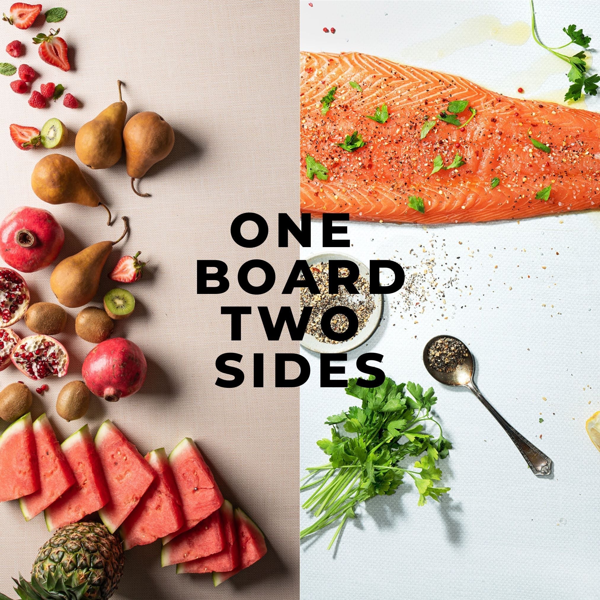 Both colours for the V-Flat Linen White/Linen Cream - XL Duo Board shown.