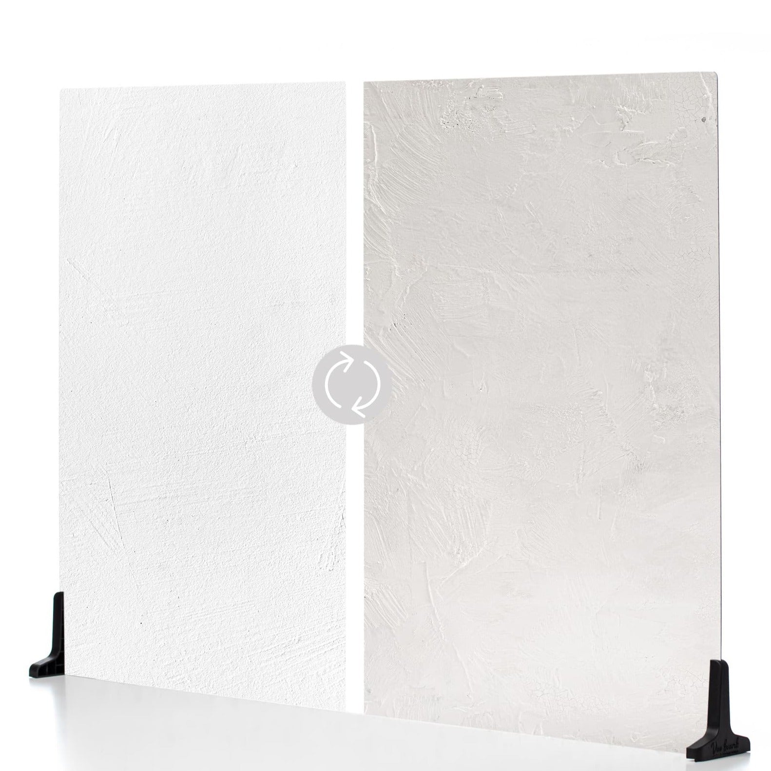 V-Flat Raw Concrete/Vintage Plaster - XL Duo Board with both colours shown.