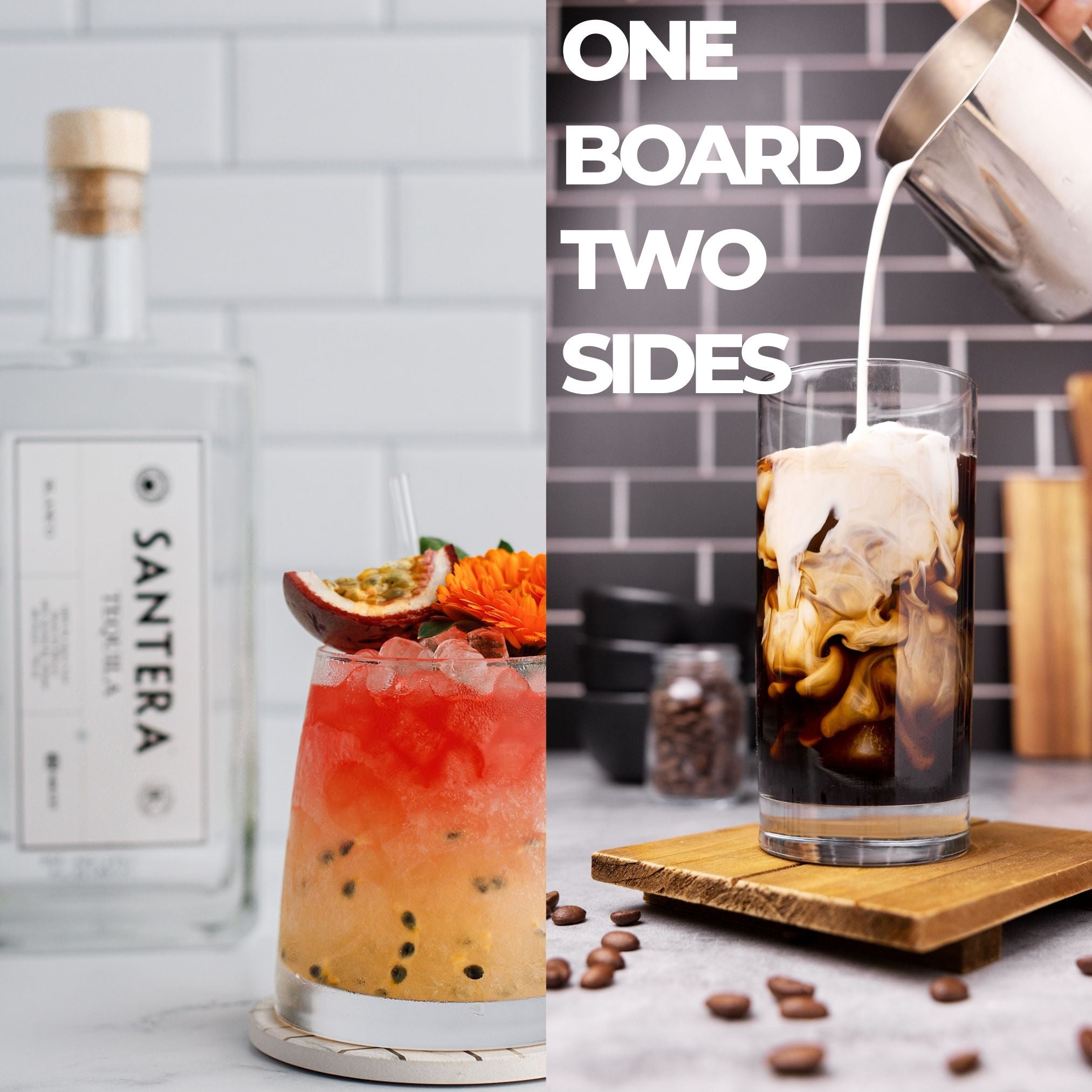 V-Flat White Subway / Ebony Subway  - XL Duo Board