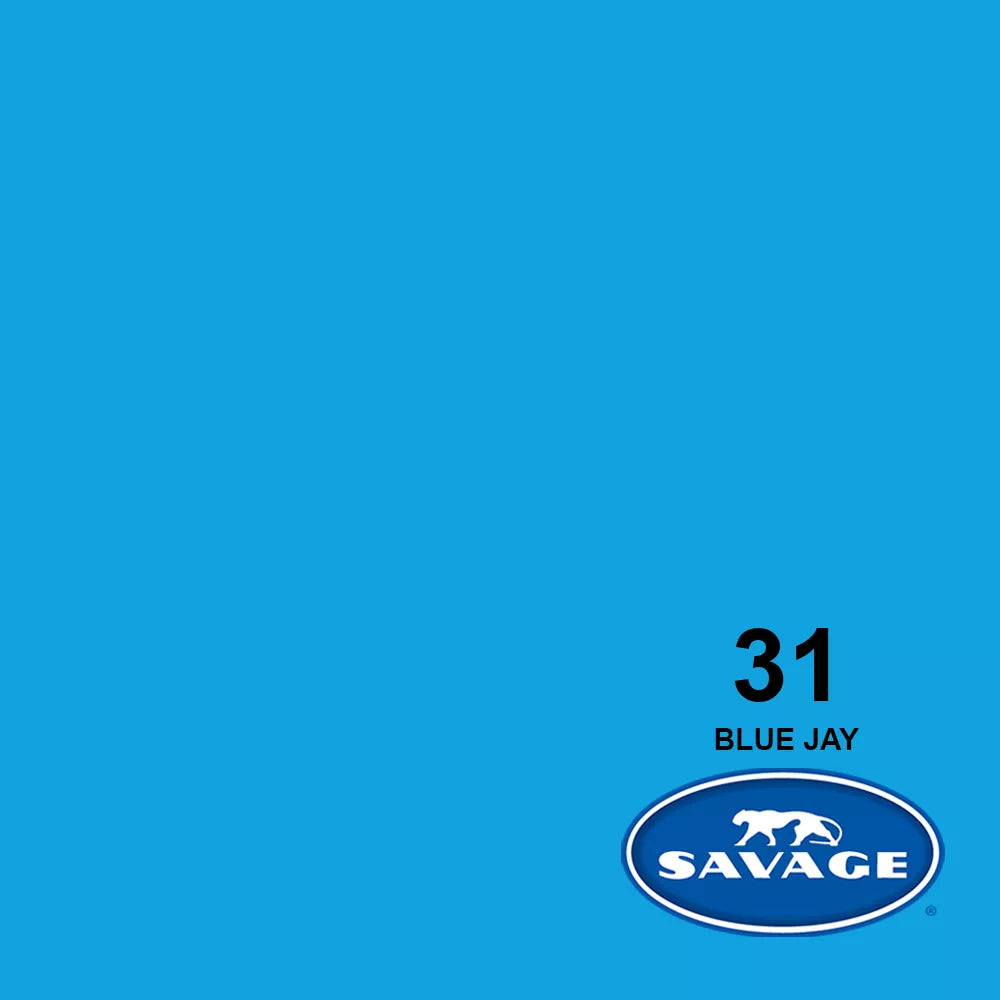 Blue Jay #31 Savage 1.35 x 11m (53" x 36ft) Studio Background Paper
